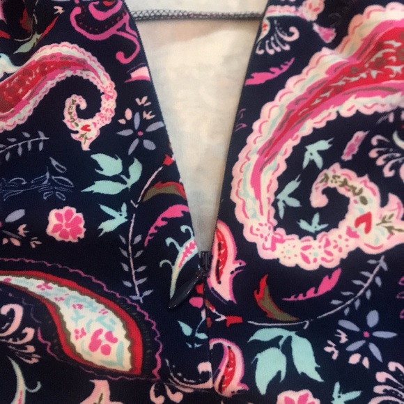 🌸NEW🌸 Talbots Petite Paisley Peplum Dress - Picture 16 of 16